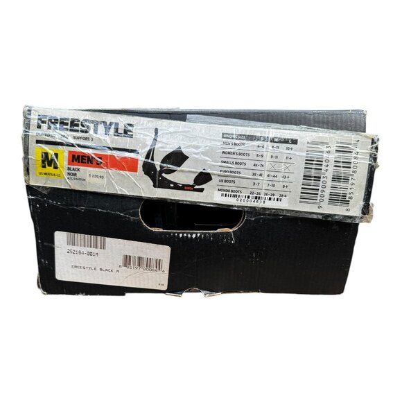 Burton Freestyle Mens Black Snowboard Bindings Sz M (8-11) Support 3 #252184001M - Picture 10 of 16